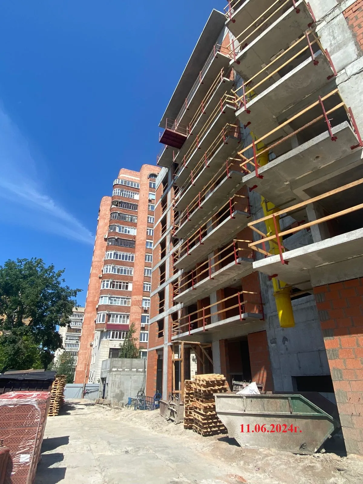 ЖК Дом по ул Хади Атласи ход строительства