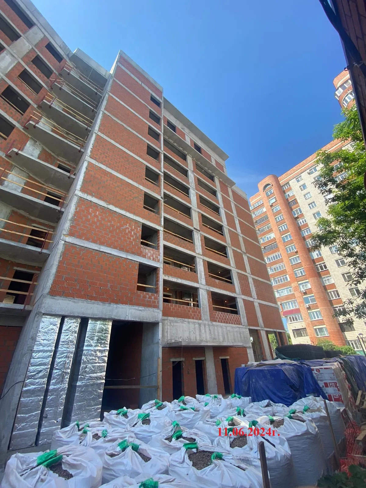 ЖК Дом по ул Хади Атласи ход строительства