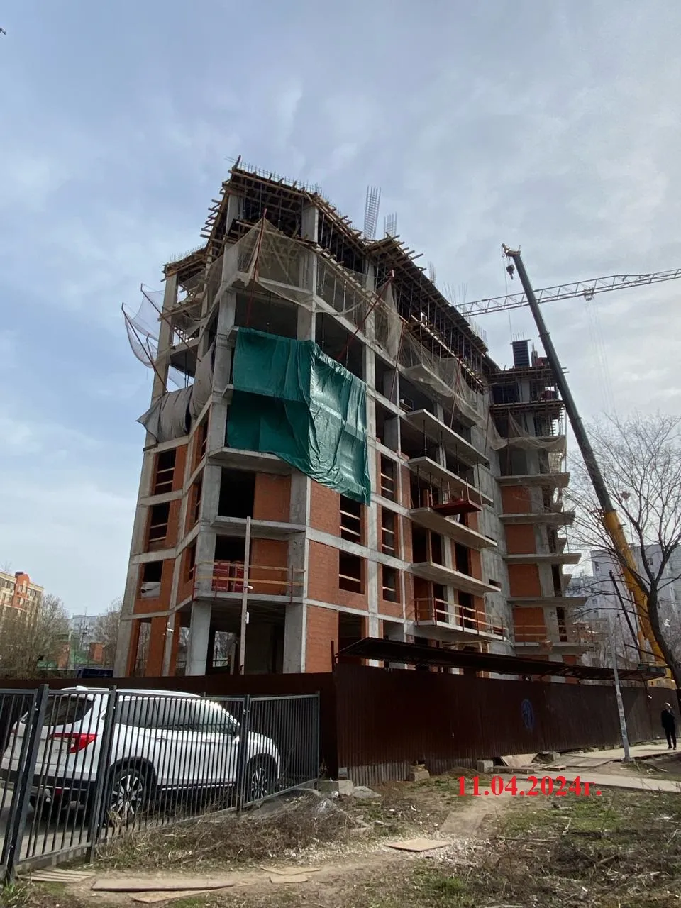 ЖК Дом по ул Хади Атласи ход строительства