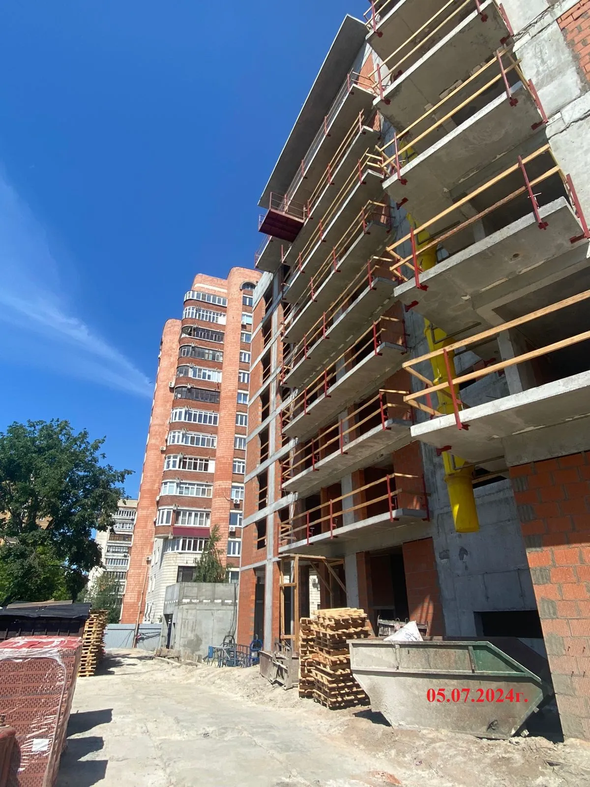 ЖК Дом по ул Хади Атласи ход строительства
