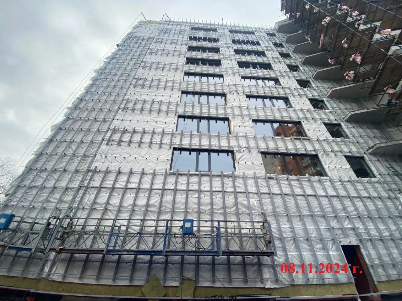 ЖК Дом по ул Хади Атласи ход строительства