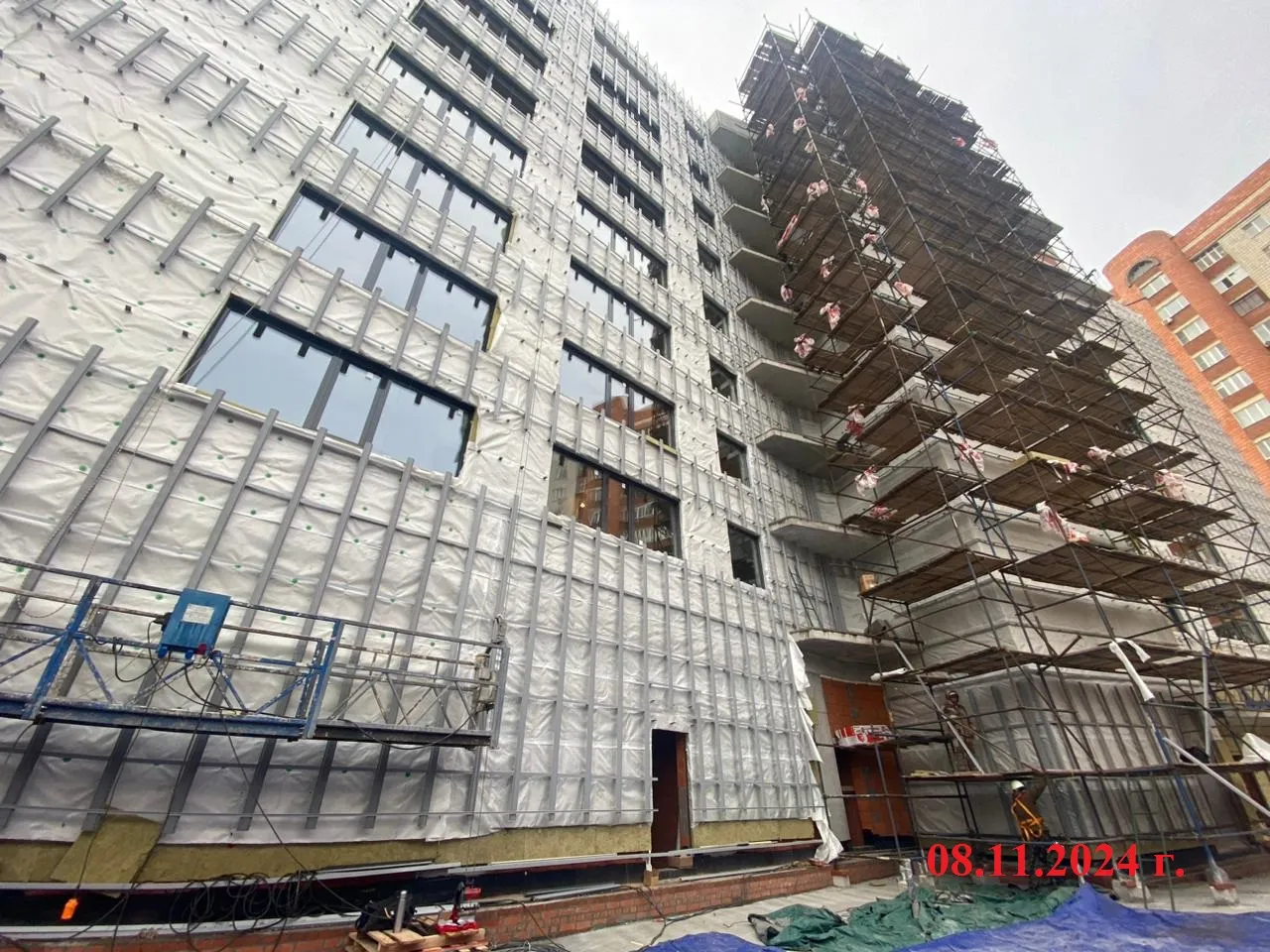 ЖК Дом по ул Хади Атласи ход строительства