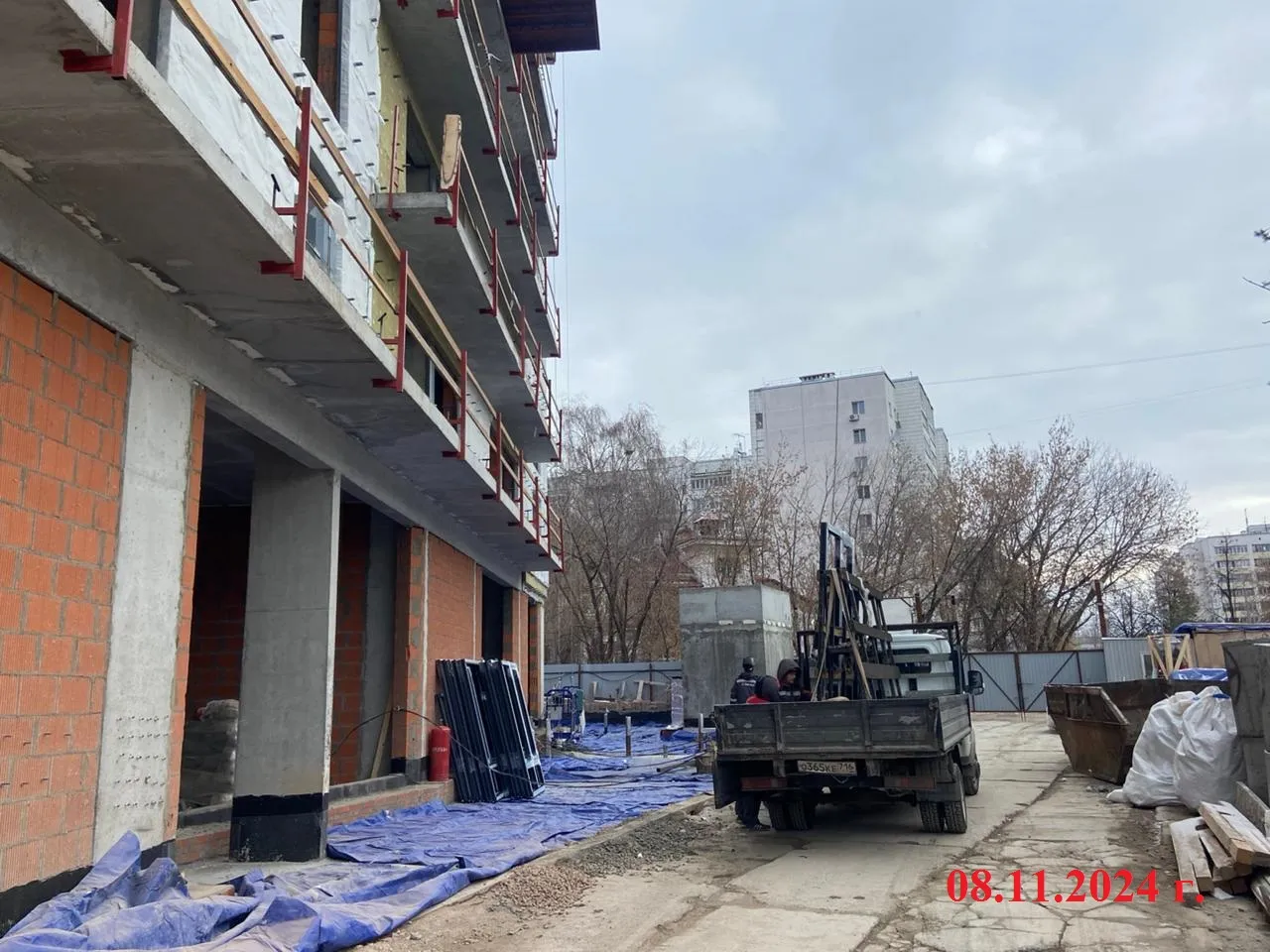 ЖК Дом по ул Хади Атласи ход строительства