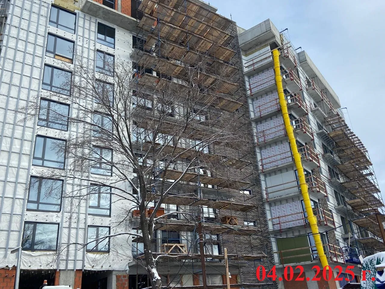 ЖК Дом по ул Хади Атласи ход строительства