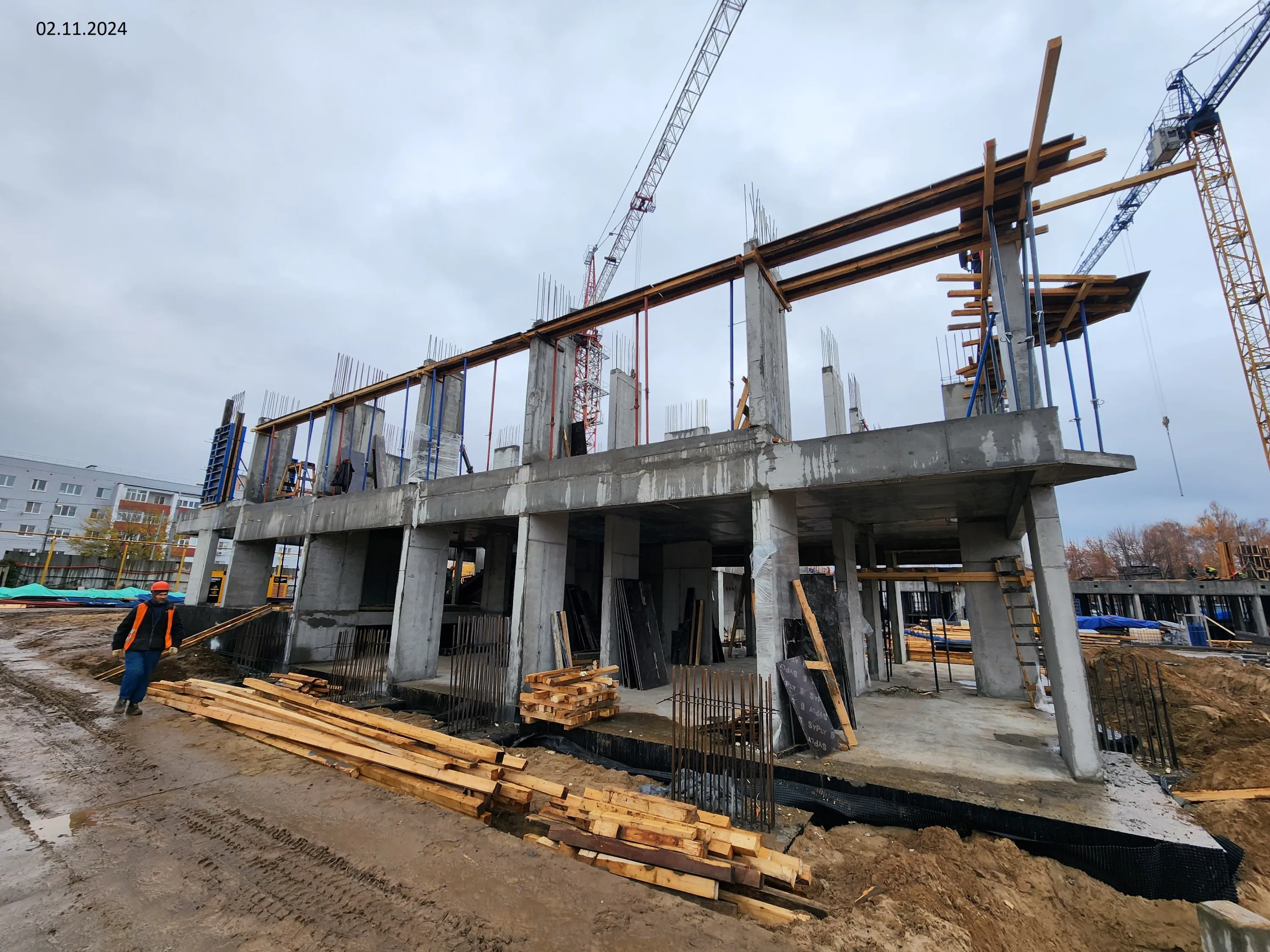 ЖК по ул. Кулагина ход строительства