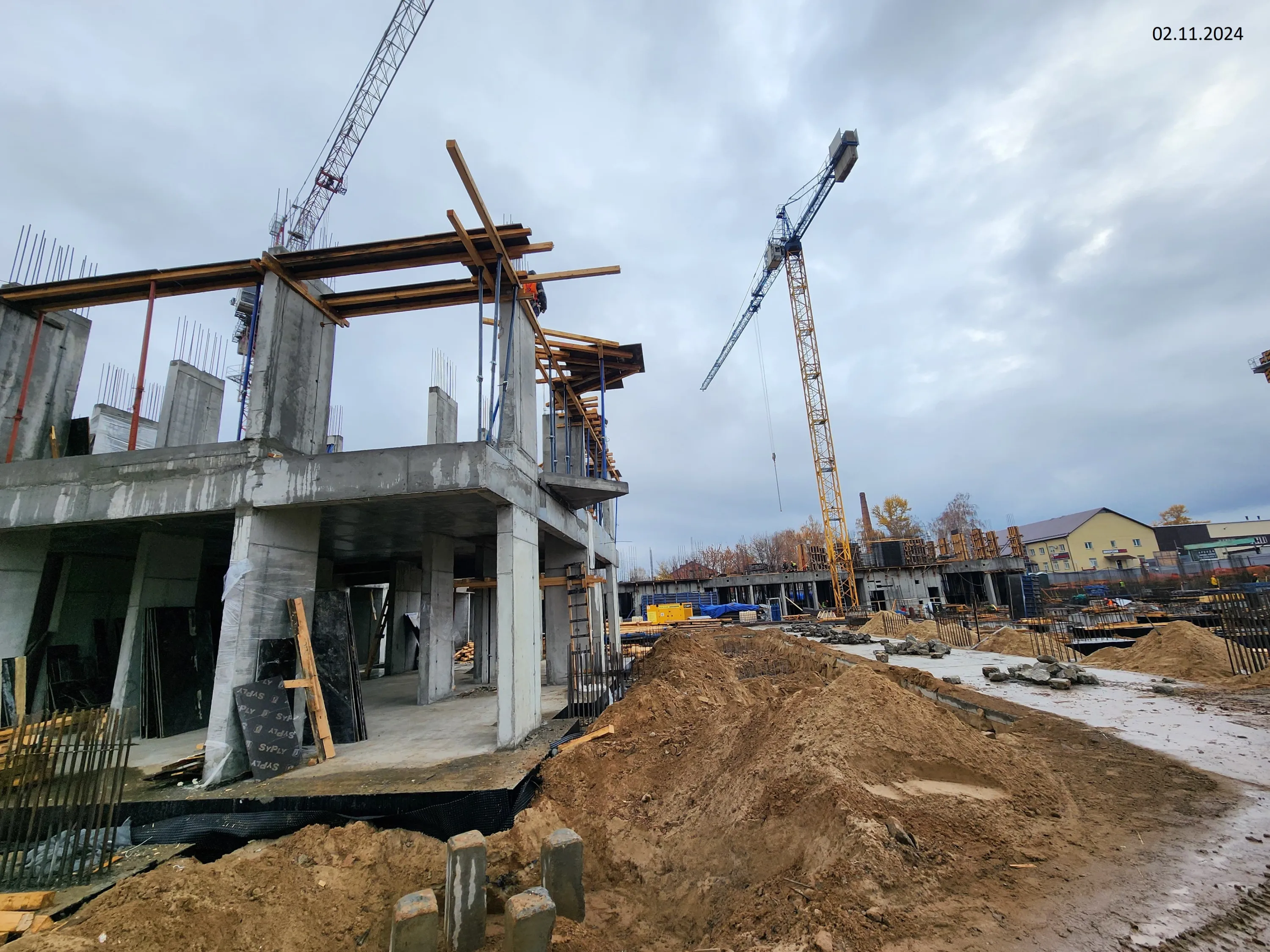 ЖК по ул. Кулагина ход строительства