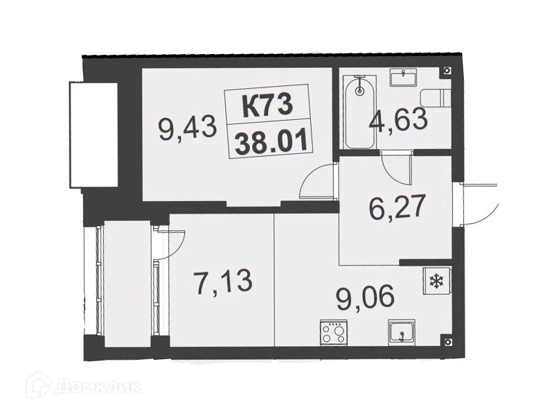 Фото квартиры в ЖК Резиденция МОН на Чернышевского