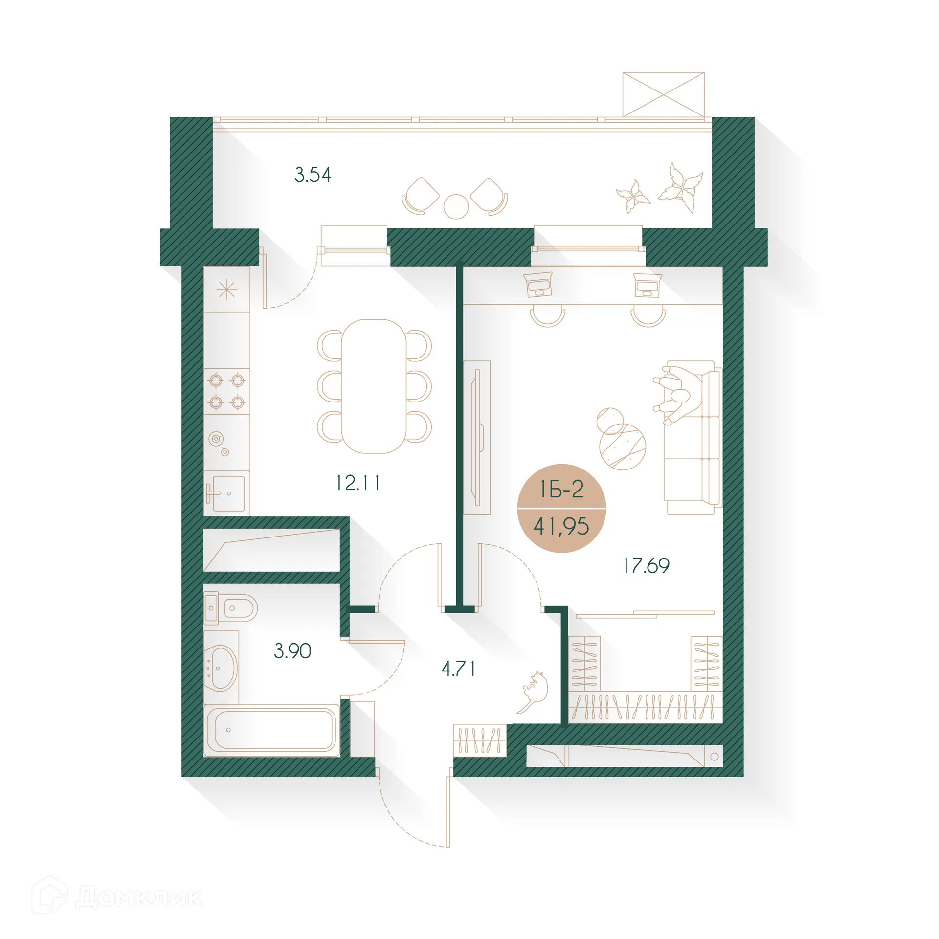 Фото квартиры в ЖК Наследие