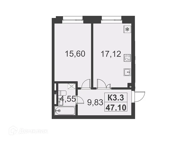 Фото квартиры в ЖК Резиденция МОН на Чернышевского
