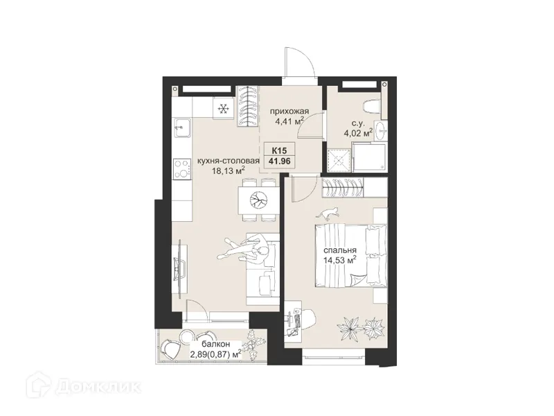 Фото квартиры в ЖК Резиденция МОН на Чернышевского