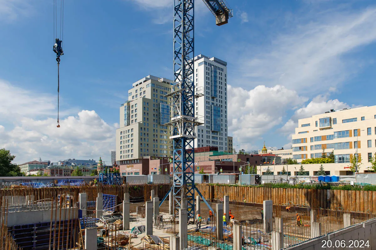 ЖК Кастура Таун ход строительства