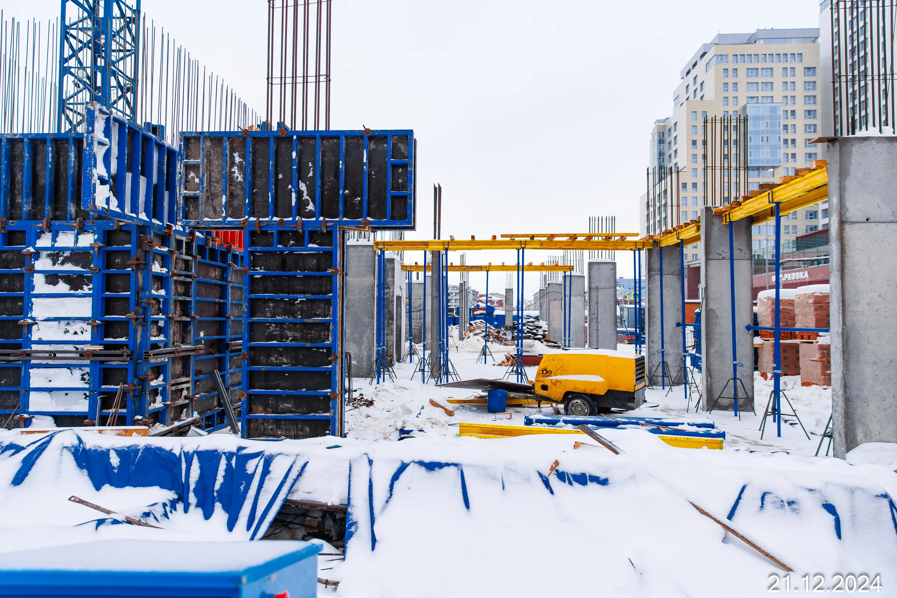 ЖК Кастура Таун ход строительства