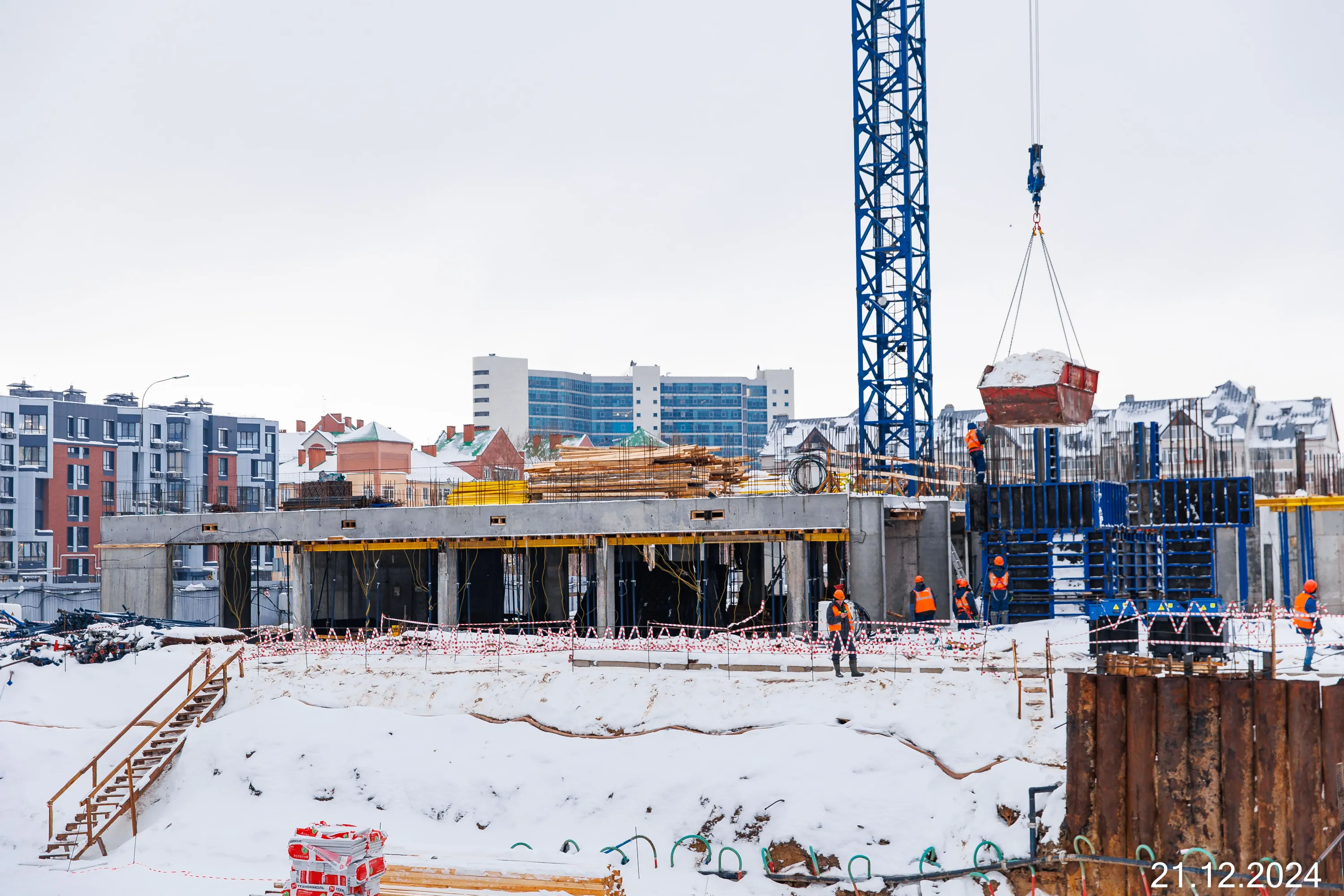 ЖК Кастура Таун ход строительства