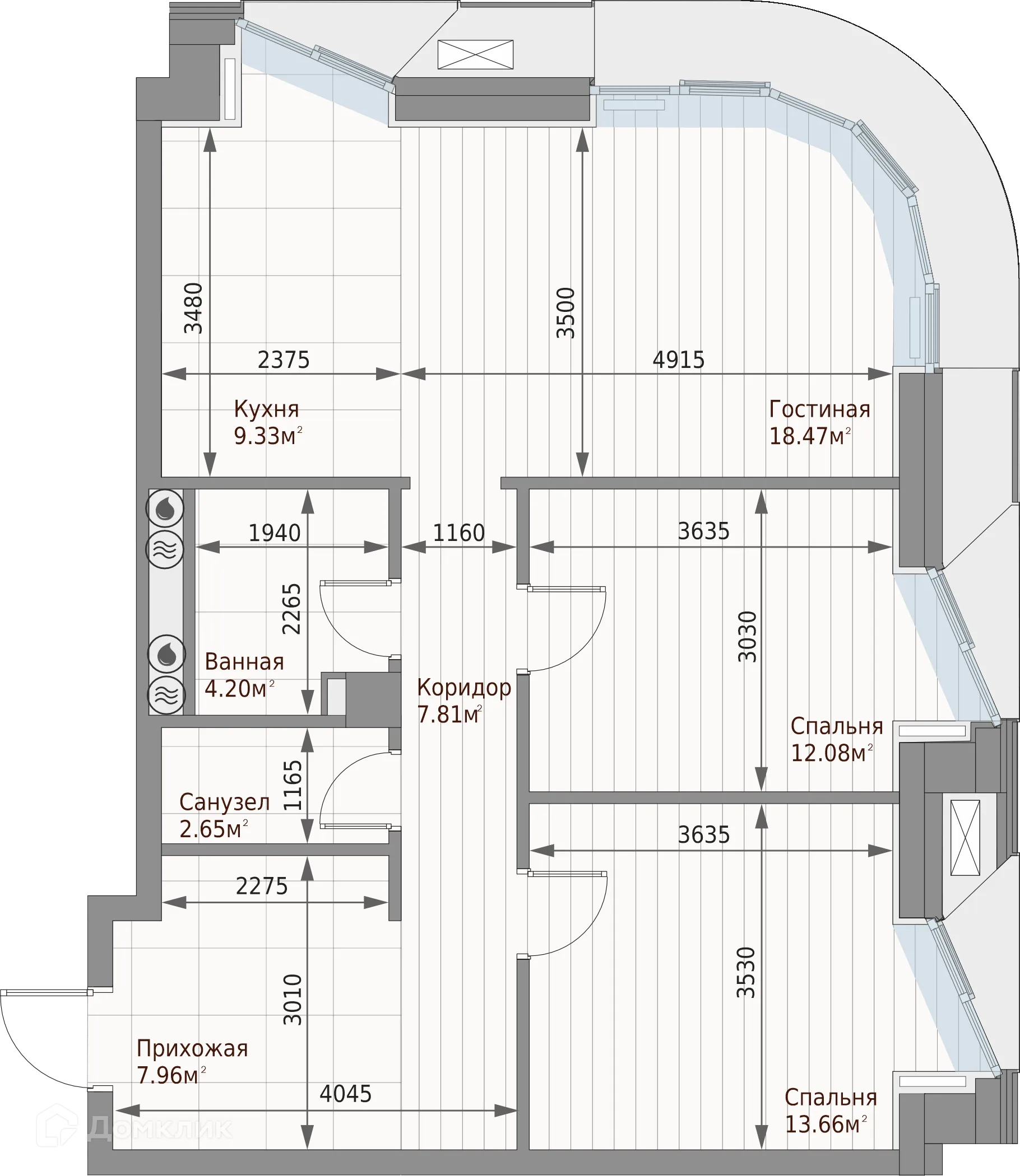 Фото квартиры в ЖК Клубный дом Шаляпина XV