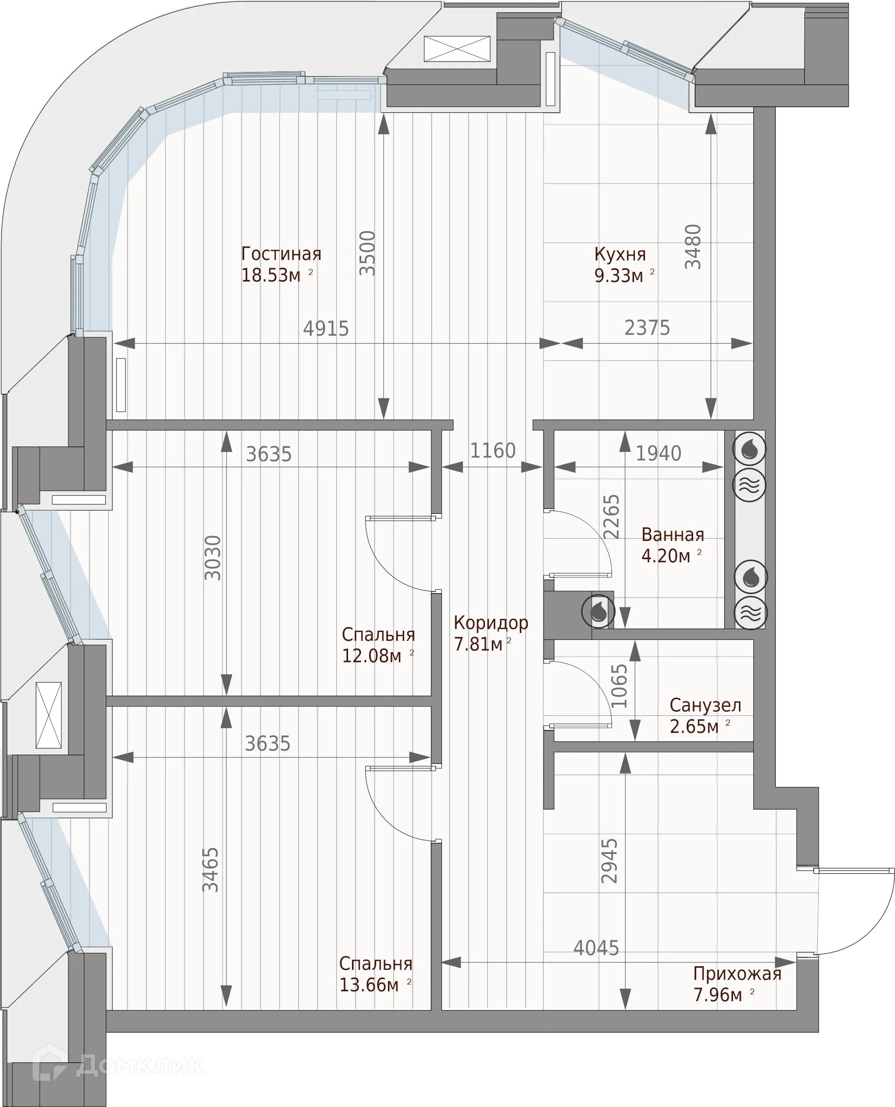 Фото квартиры в ЖК Клубный дом Шаляпина XV