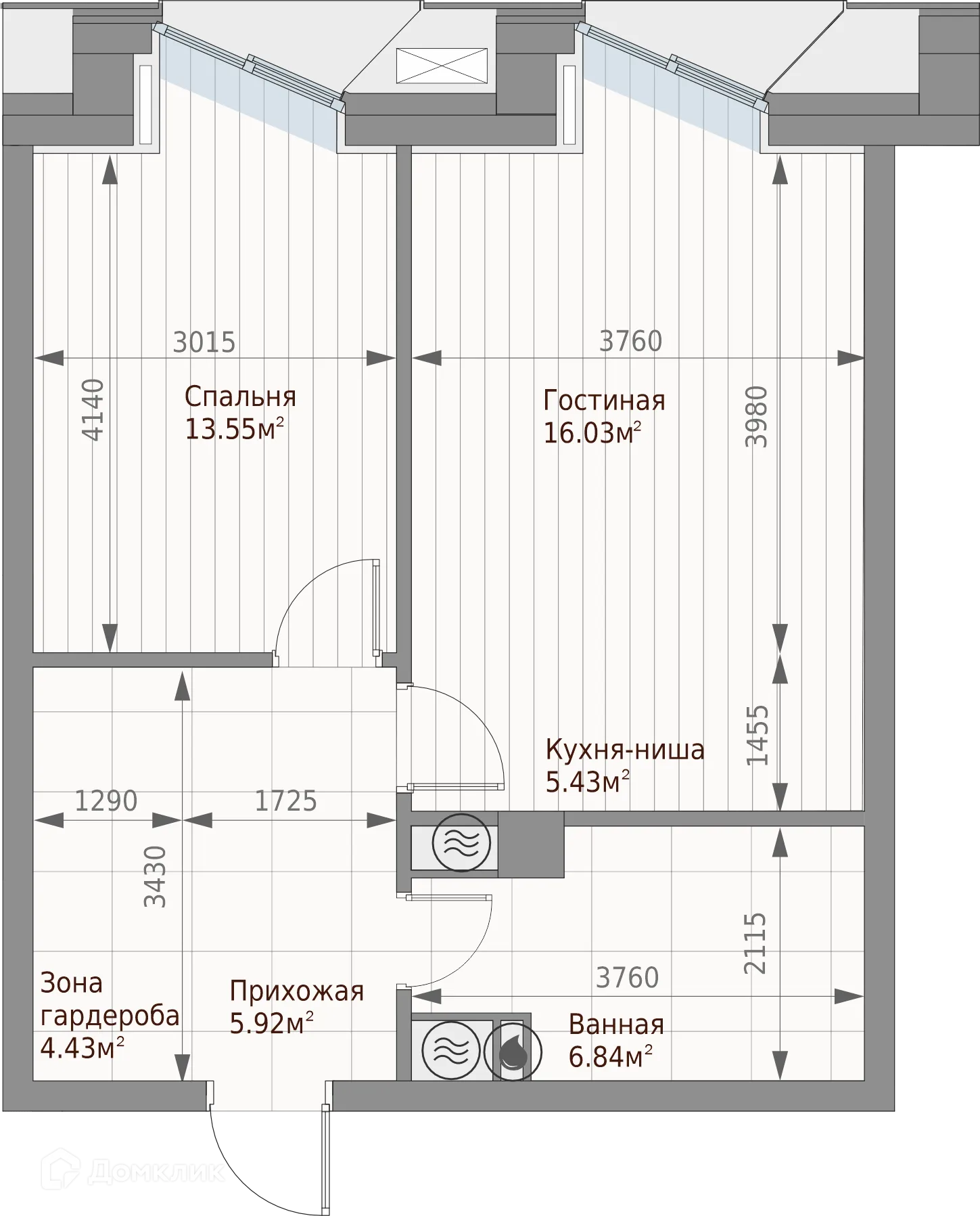 Фото квартиры в ЖК Клубный дом Шаляпина XV