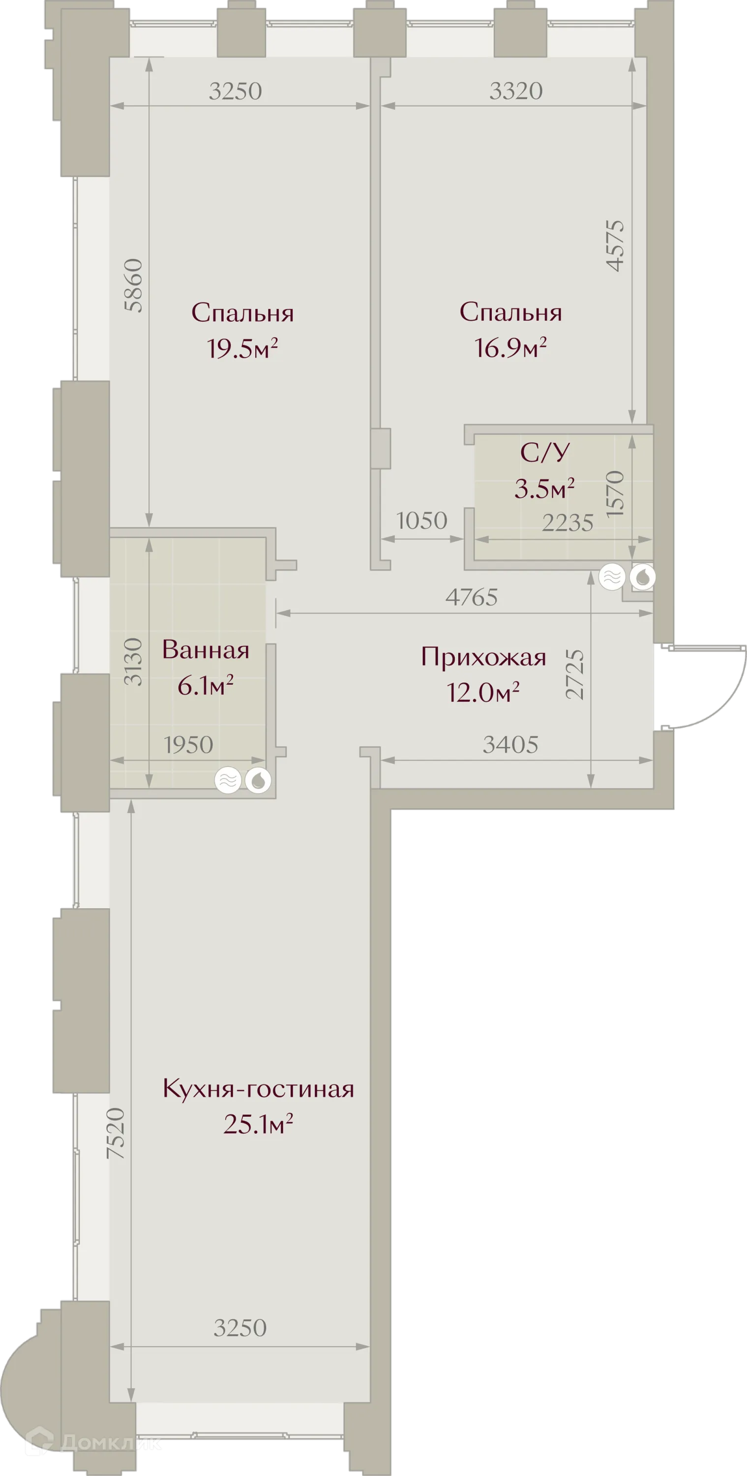 Фото квартиры в ЖК ЗАРЯ