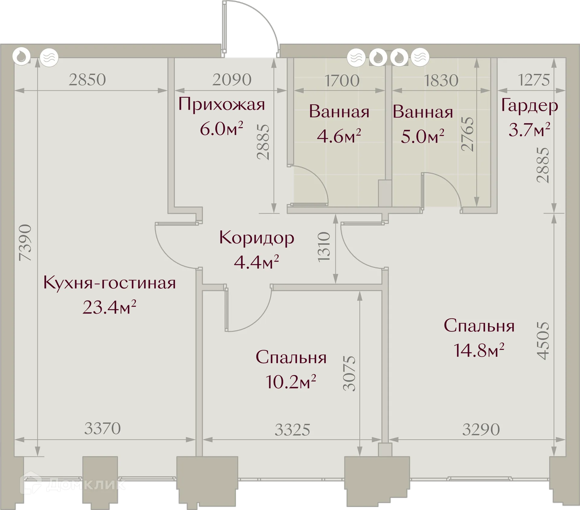 Фото квартиры в ЖК ЗАРЯ