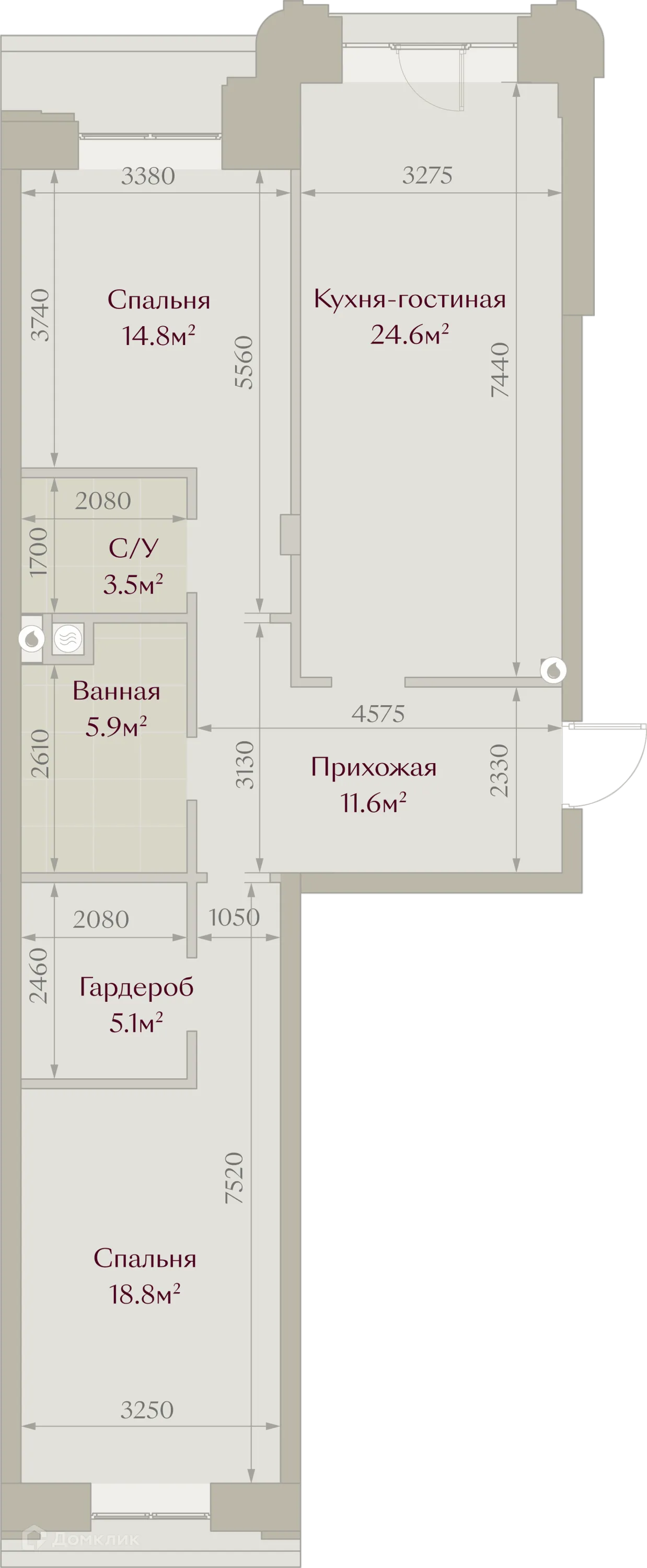 Фото квартиры в ЖК ЗАРЯ