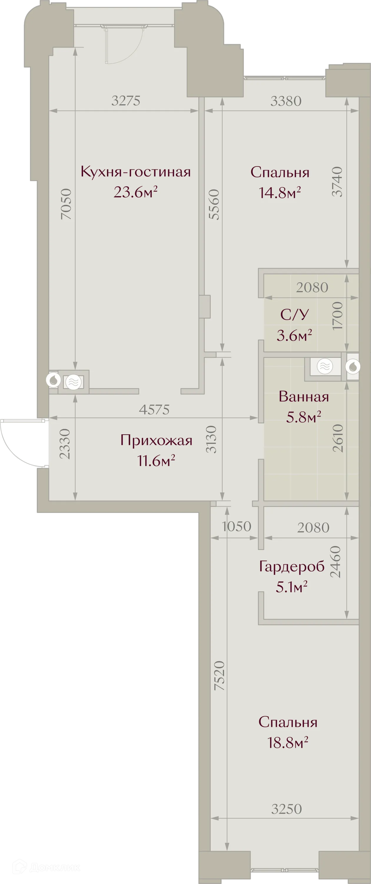 Фото квартиры в ЖК ЗАРЯ