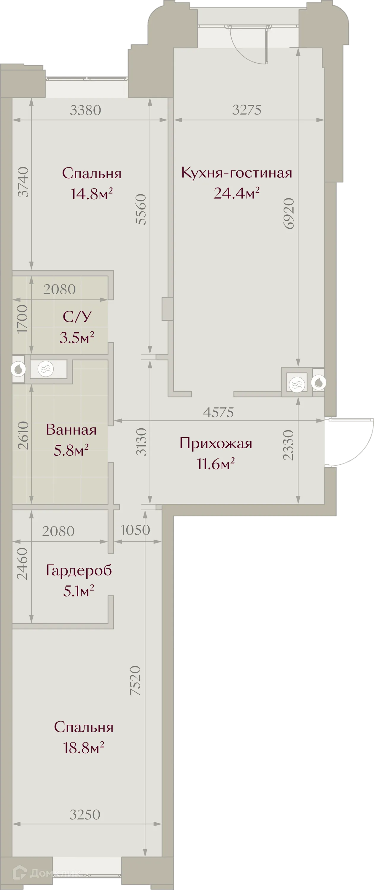 Фото квартиры в ЖК ЗАРЯ