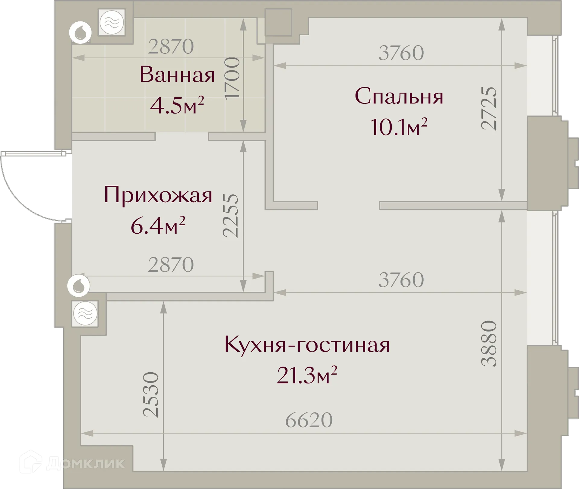 Фото квартиры в ЖК ЗАРЯ