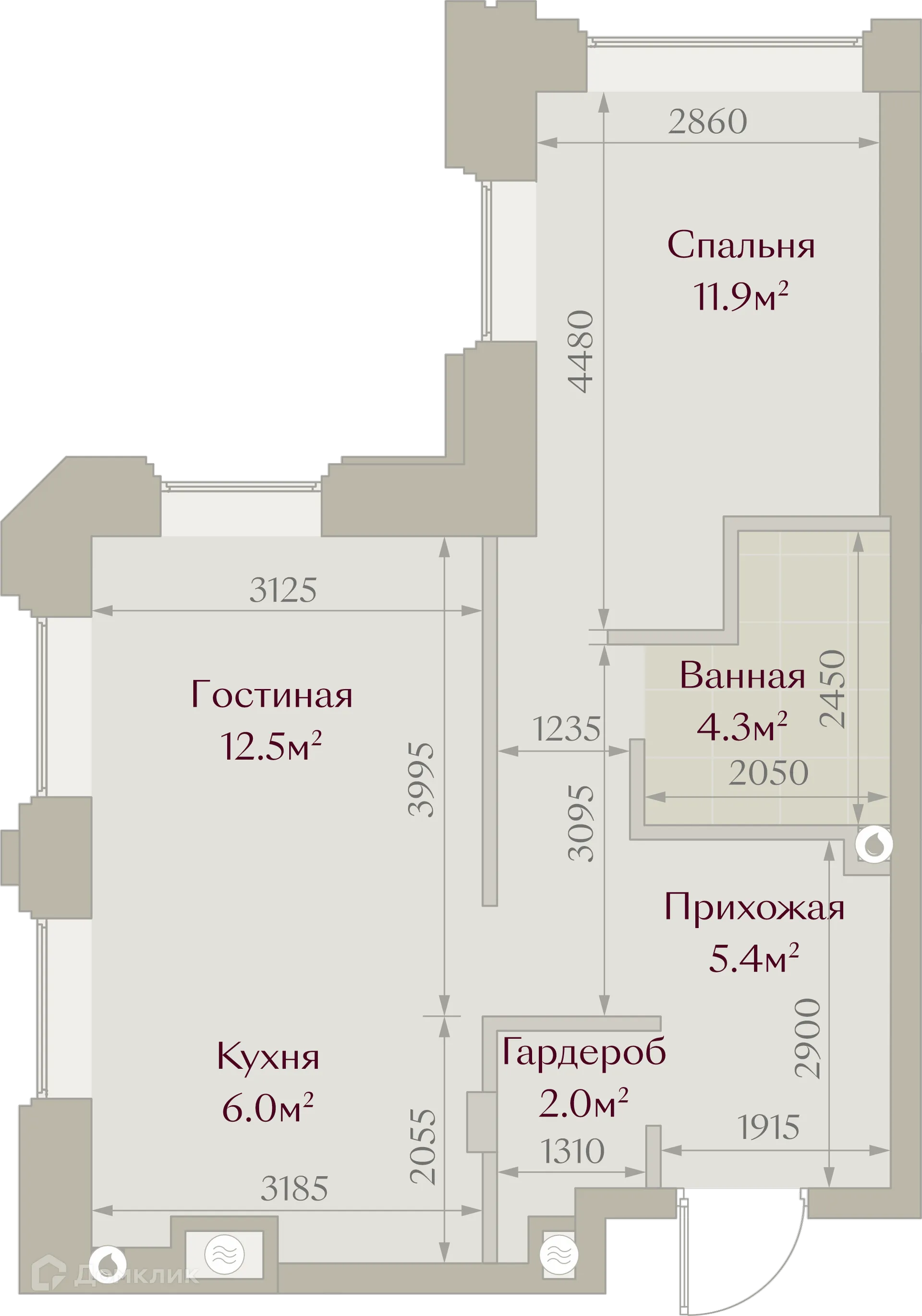 Фото квартиры в ЖК ЗАРЯ