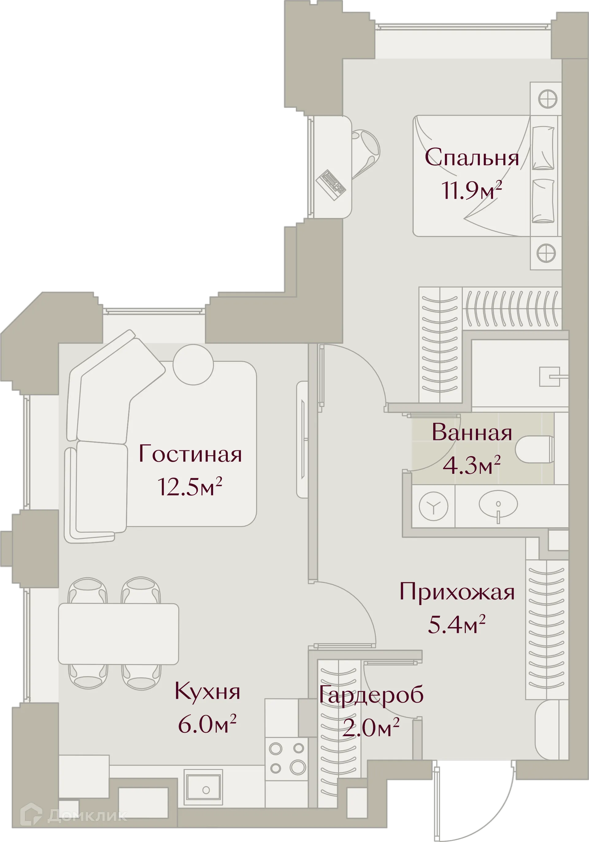 Фото квартиры в ЖК ЗАРЯ