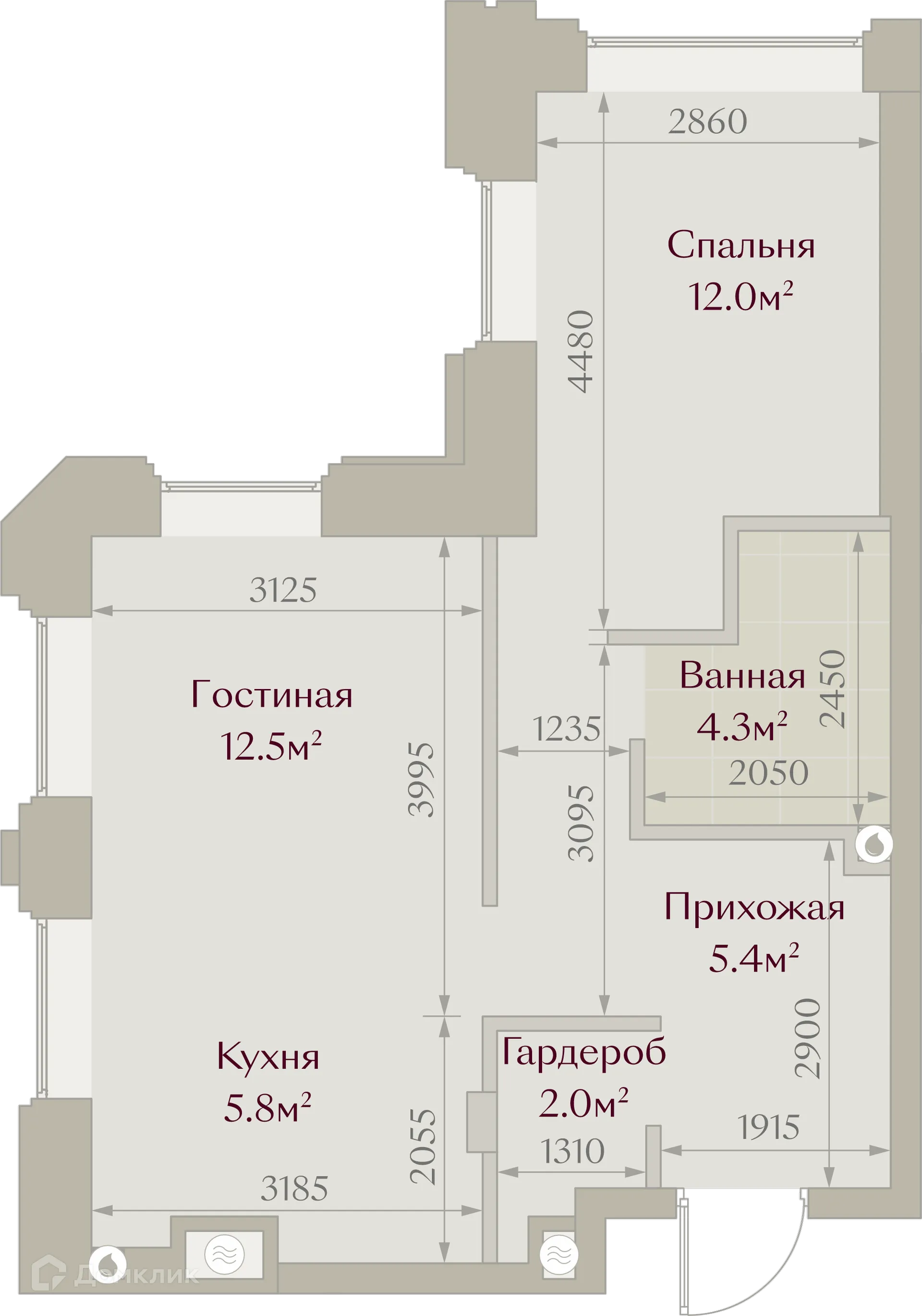 Фото квартиры в ЖК ЗАРЯ