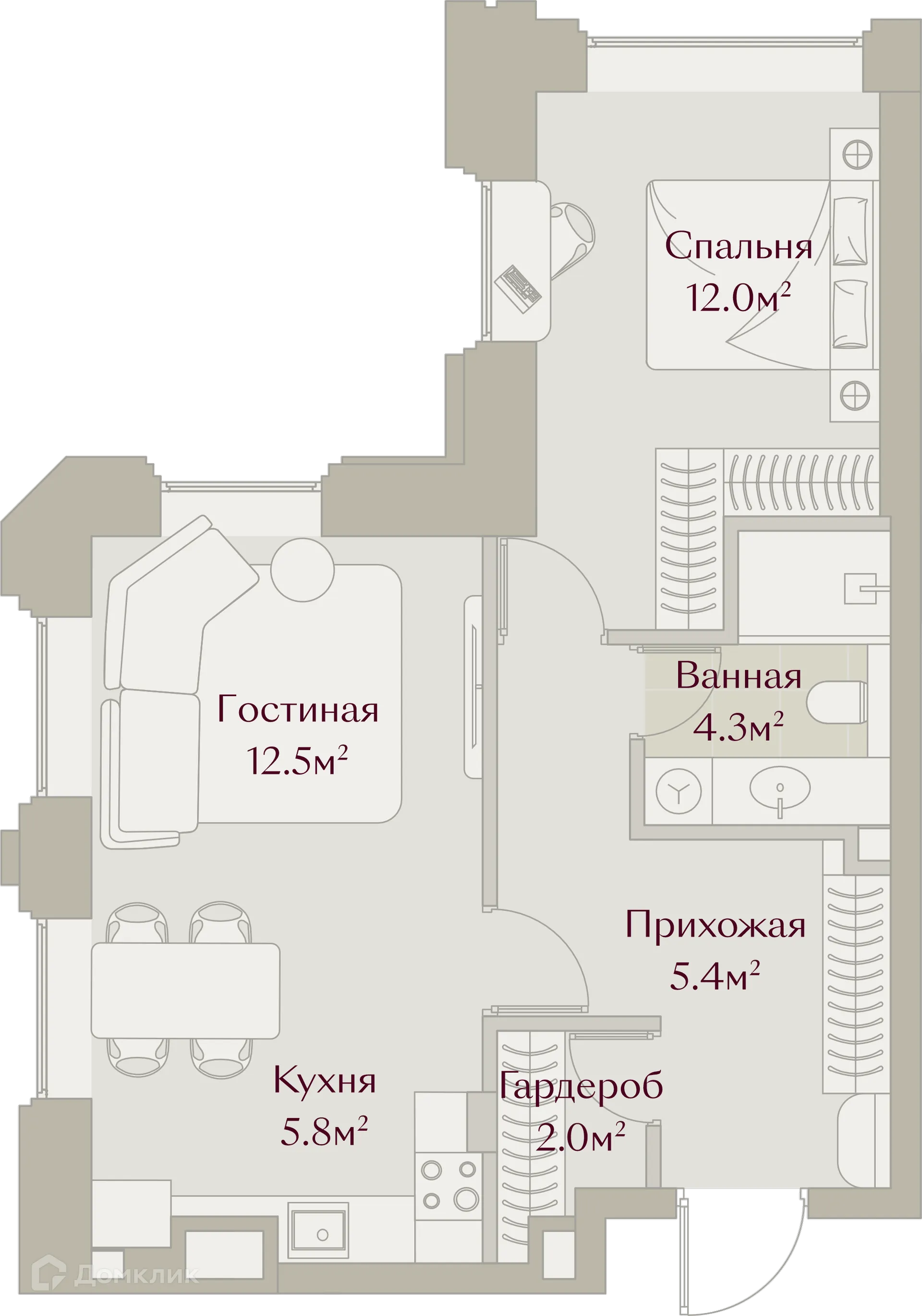 Фото квартиры в ЖК ЗАРЯ