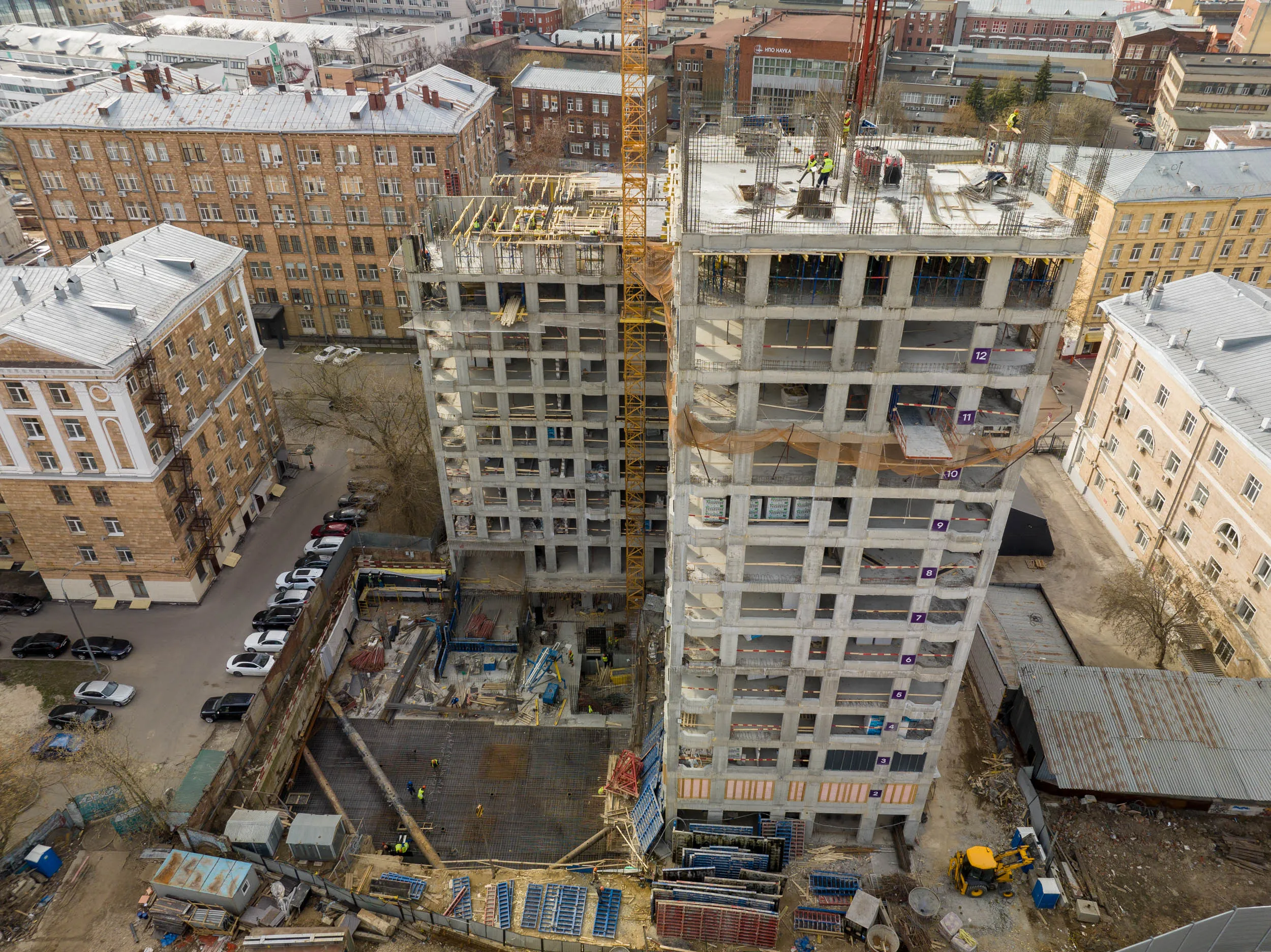 ЖК Glorax Premium Белорусская (Глоракс Премиум Белорусская) ход строительства