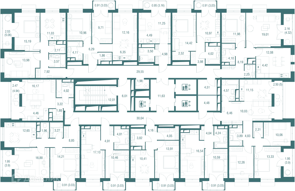 Фото квартиры в ЖК "Одинбург"