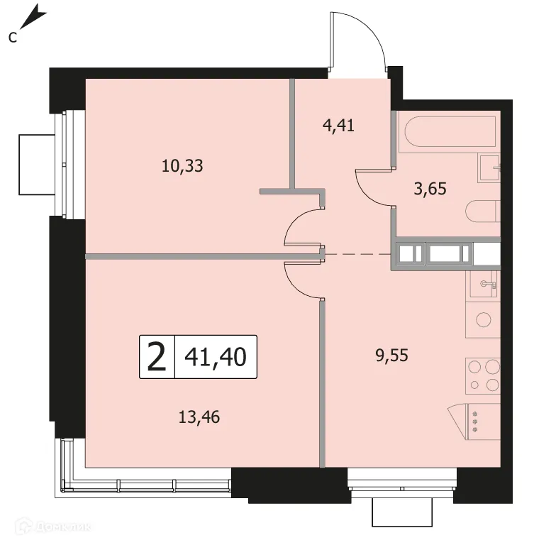 Фото квартиры в ЖК Каштановая Роща