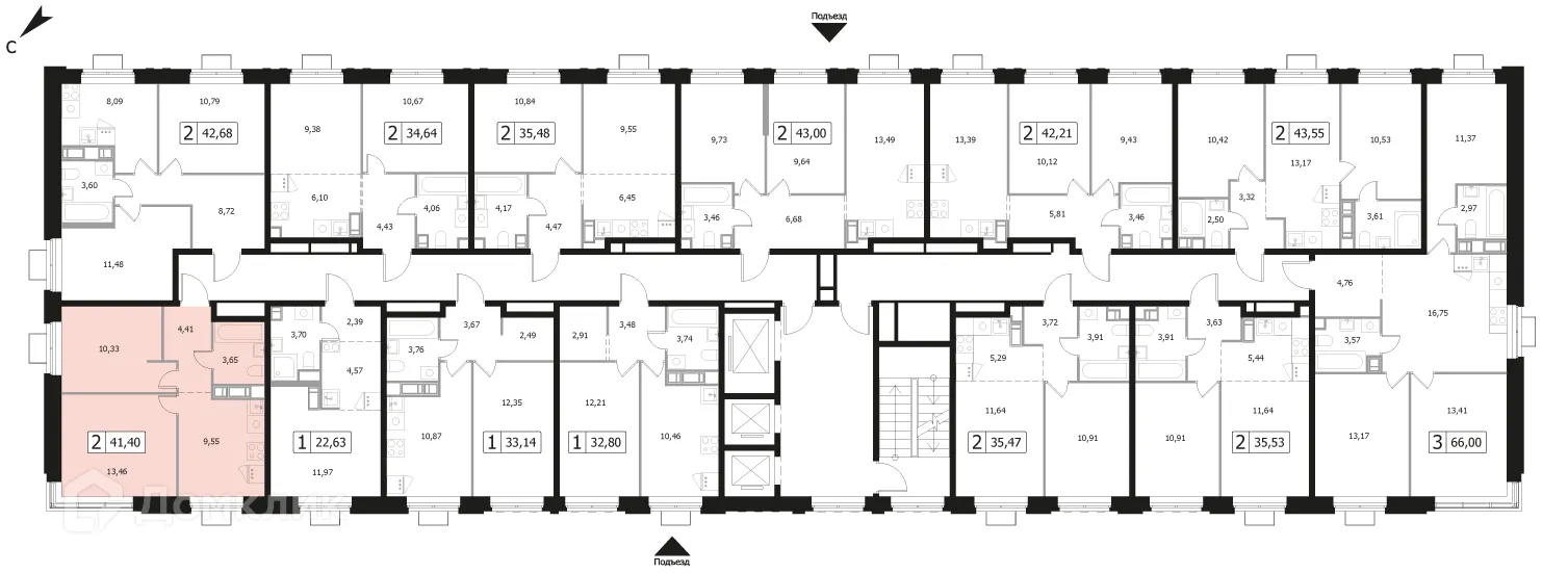 Фото квартиры в ЖК Каштановая Роща