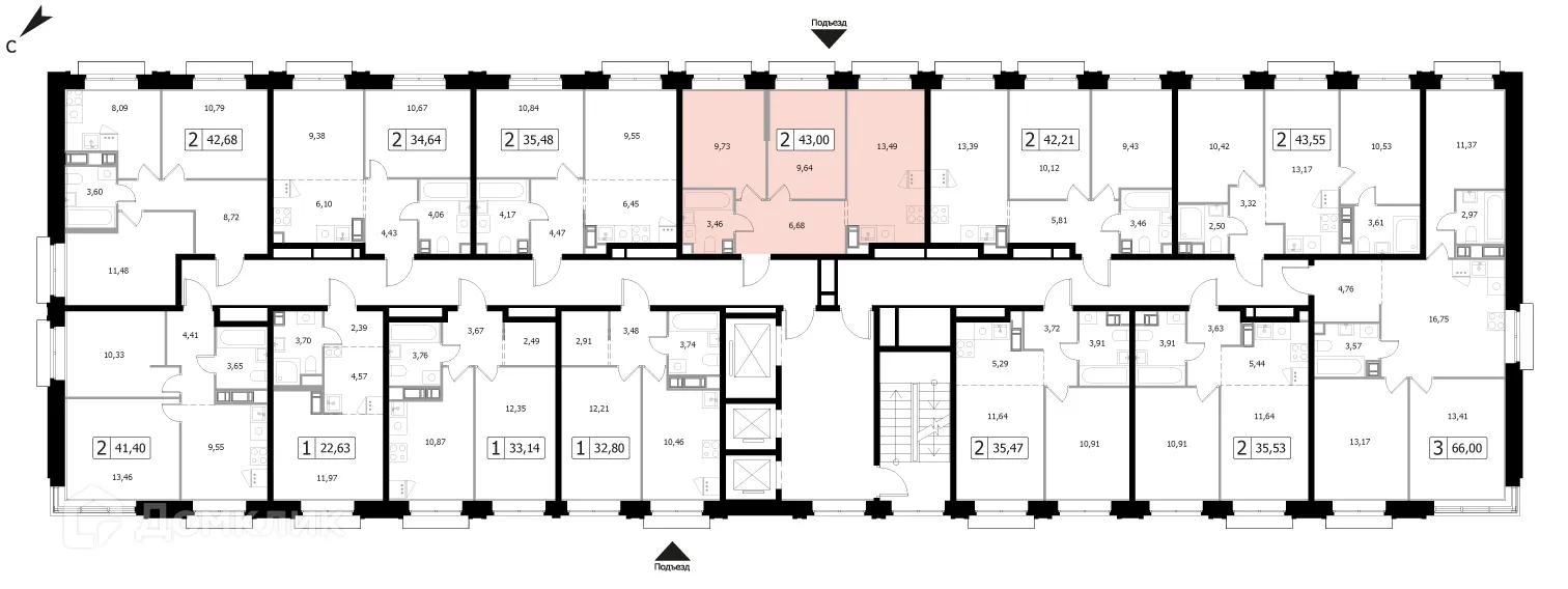 Фото квартиры в ЖК Каштановая Роща