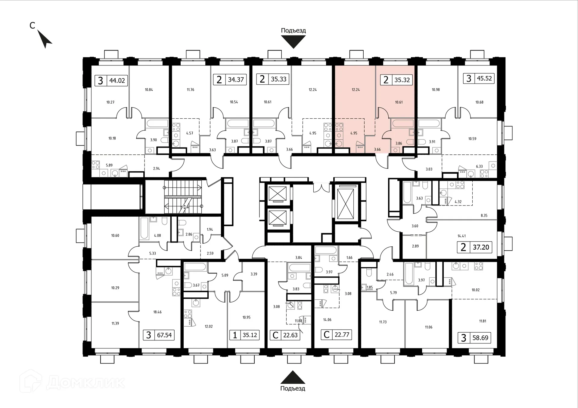 Фото квартиры в ЖК Каштановая Роща