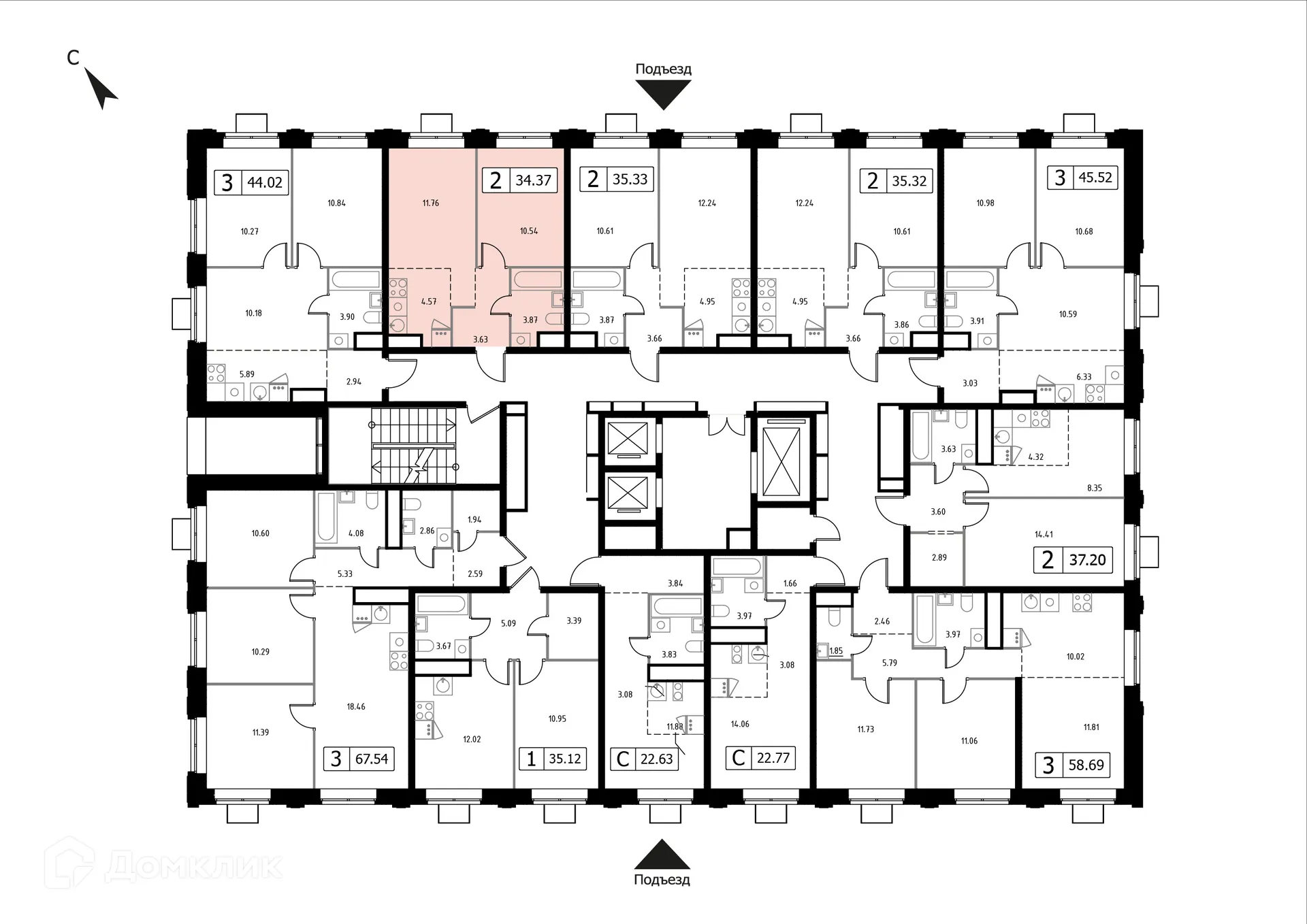 Фото квартиры в ЖК Каштановая Роща