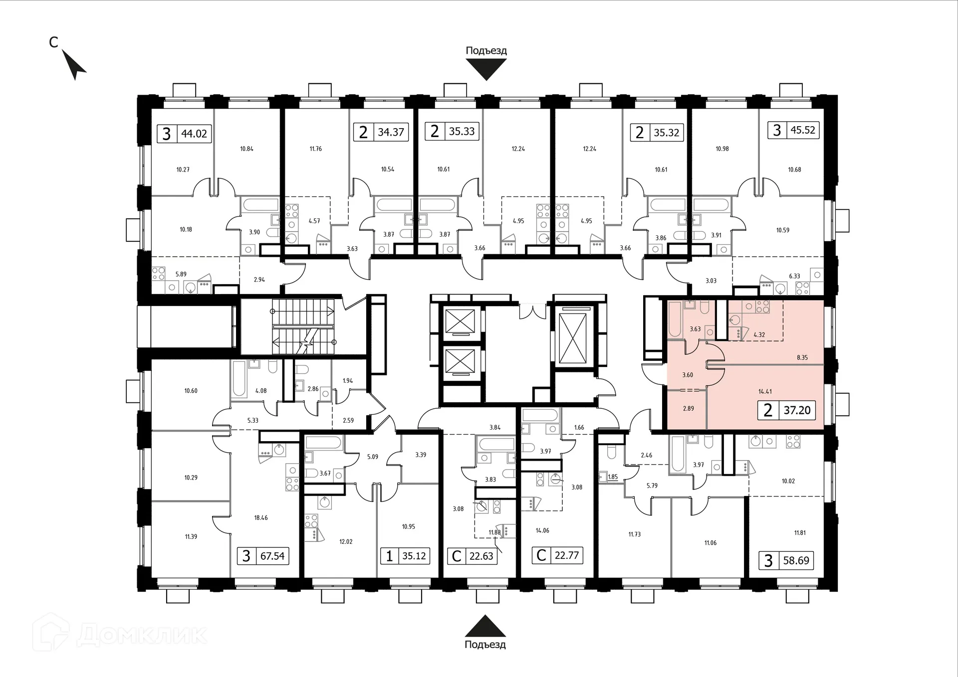 Фото квартиры в ЖК Каштановая Роща