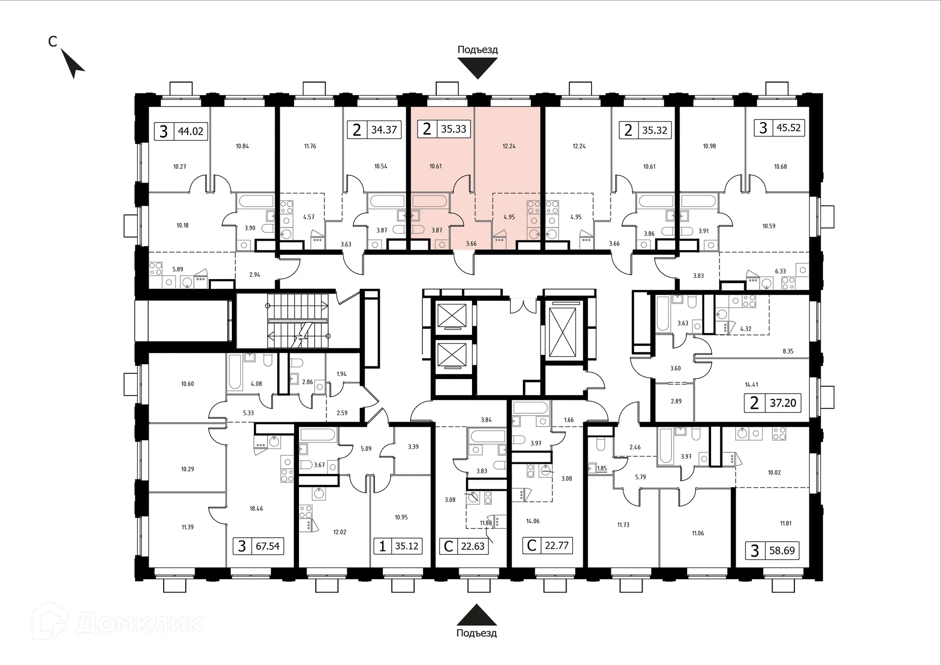 Фото квартиры в ЖК Каштановая Роща