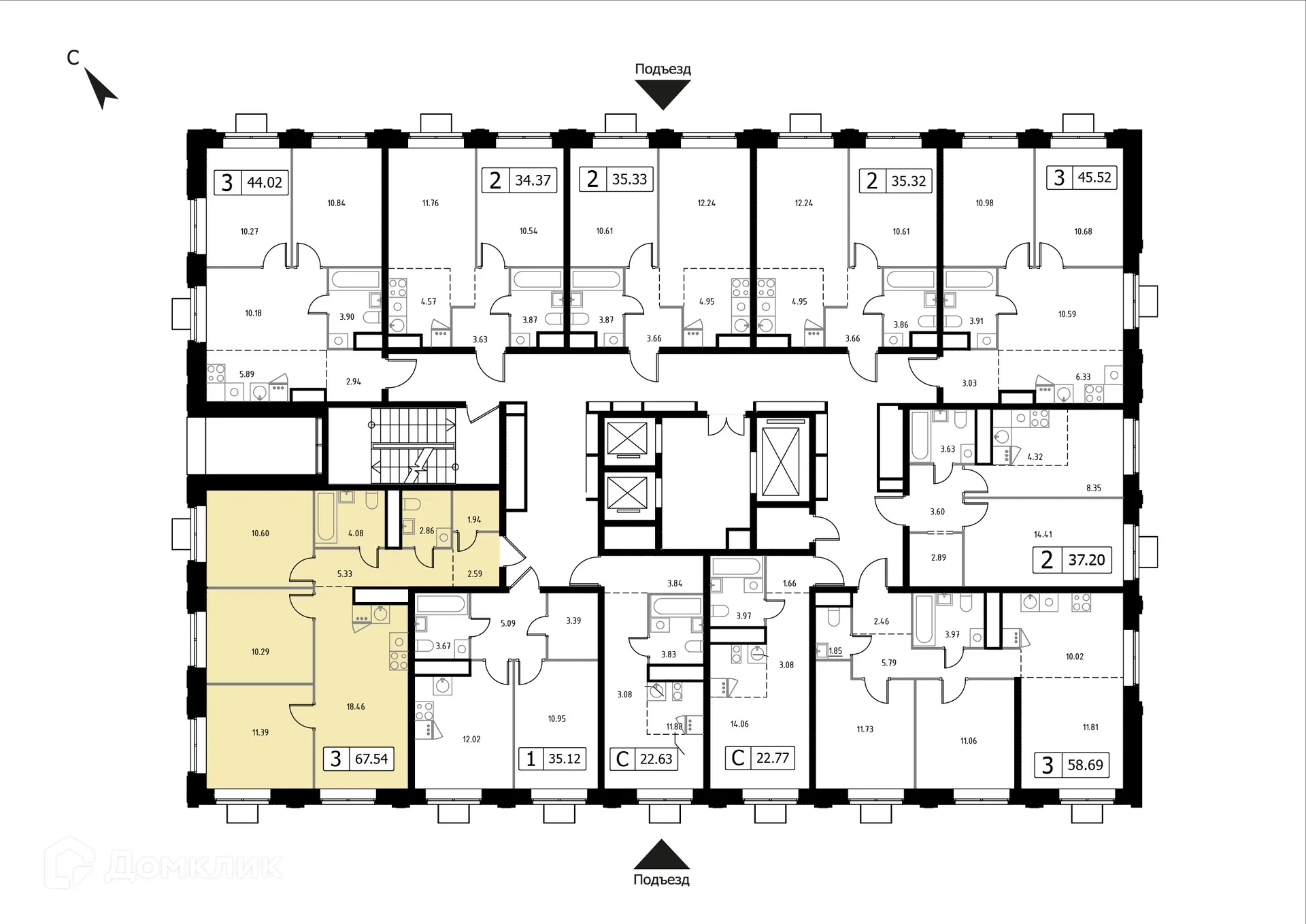 Фото квартиры в ЖК Каштановая Роща