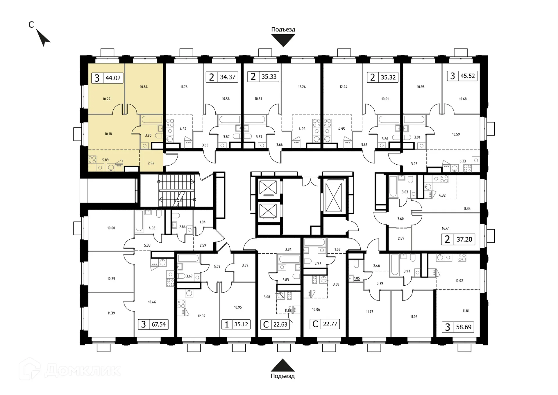 Фото квартиры в ЖК Каштановая Роща