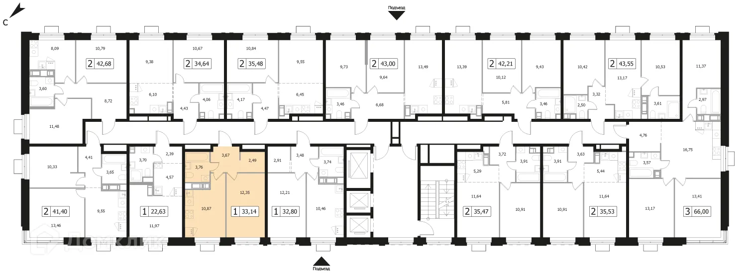Фото квартиры в ЖК Каштановая Роща