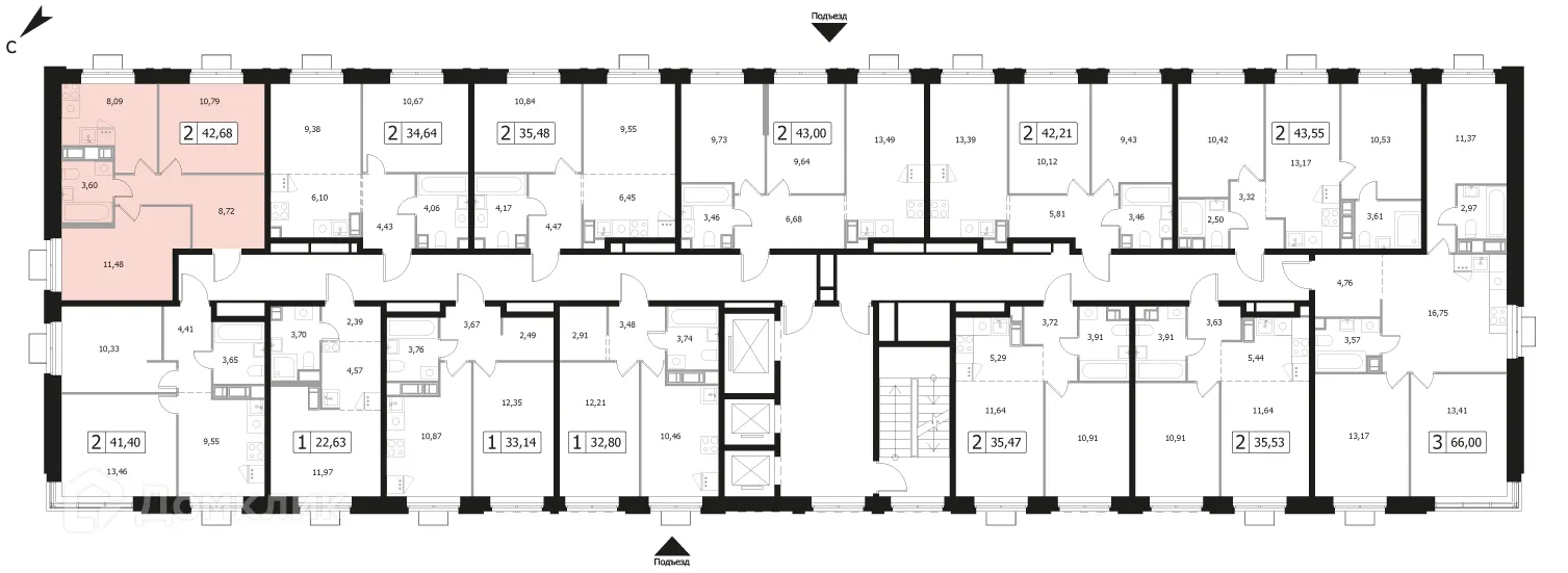 Фото квартиры в ЖК Каштановая Роща