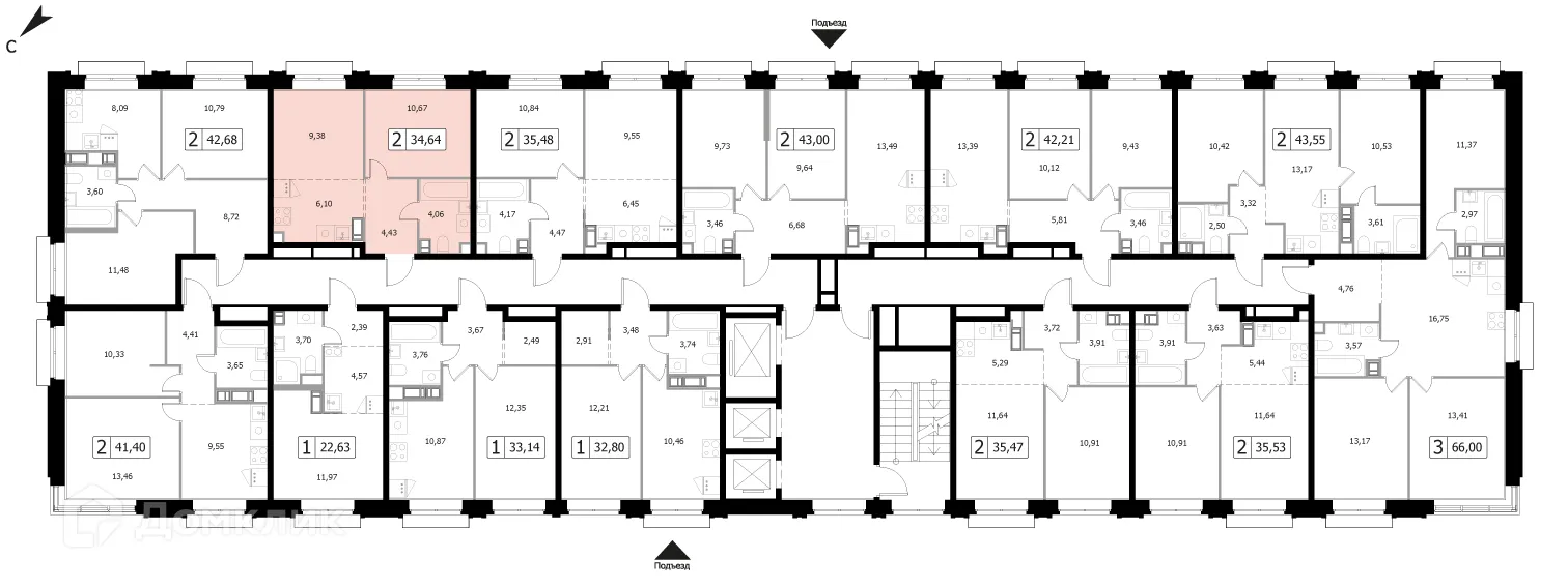 Фото квартиры в ЖК Каштановая Роща