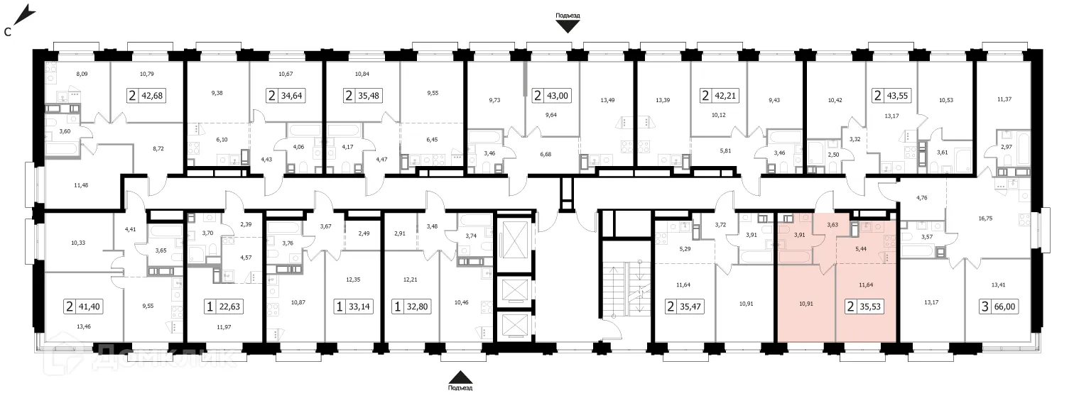 Фото квартиры в ЖК Каштановая Роща
