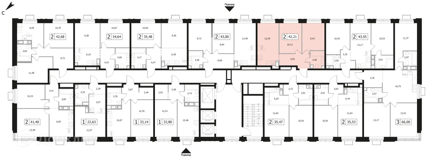 Фото квартиры в ЖК Каштановая Роща