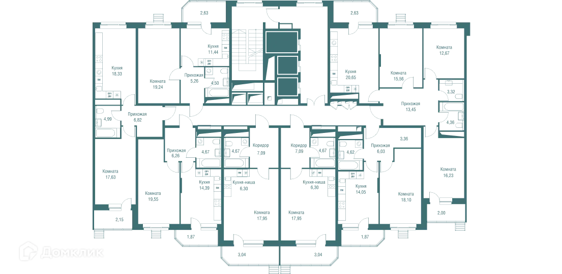 Фото квартиры в ЖК "Одинбург"