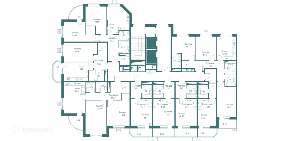 Фото квартиры в ЖК "Одинбург"