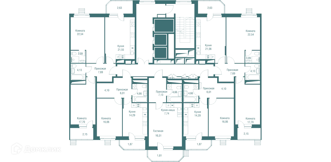 Фото квартиры в ЖК "Одинбург"