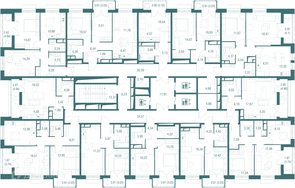 Фото квартиры в ЖК "Одинбург"